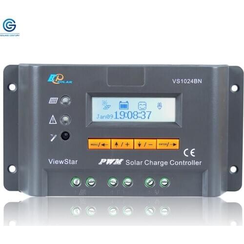 Epsolar 10A 12V 24V Auto PWM LCD Display Solar Charge Controller
