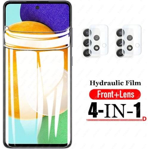 Hydrogel Film for Sansung A 52 5G Front+Back Screen Protector for Samsung Galaxy A52 5G a72 a32 a42 5g a12 6.5'' Camera Glass