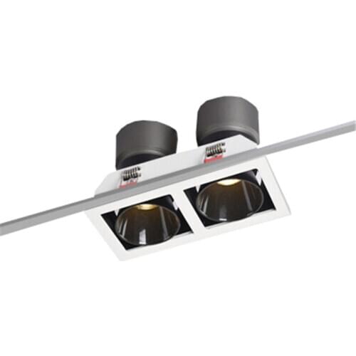 Deep Glare Recessed Downlight Dimmable 7W 14W 21W 36W LED Ceiling Spot Light for Home Porch Corridor Aisle Background