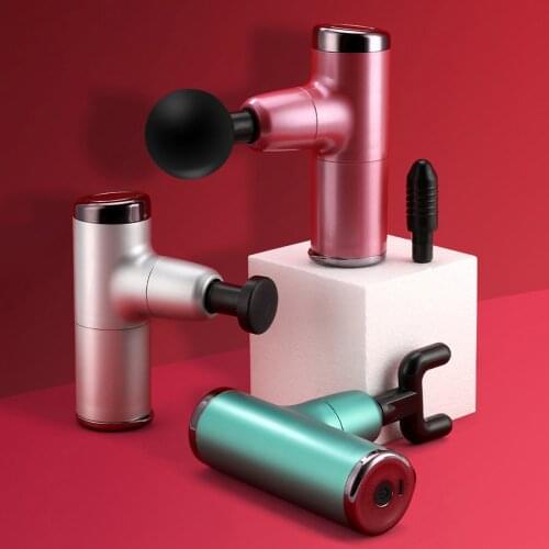 Pocket Massage Gun Electric Body Massager Mini Massage Gun Deep Tissue Neck Muscle Relaxation 4 Gear Pain Relief