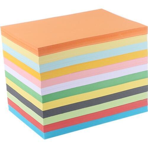 50pcs/lot 120g Colorful Kraft Paper DIY Handmake Card Making Craft Paper A3/A4 Thick Paperboard Cardboard