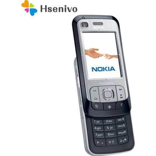 6110N Original Unlocked NOKIA 6110 Navigator Mobile Phone Russian keyboard Arabic Keyboard refurbished