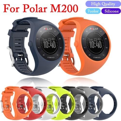 New Colorful Soft Silicone Smart Bracelet For Polar M200 Watch Straps Replacement Wrist Band For Polar M200 Smart Accessories