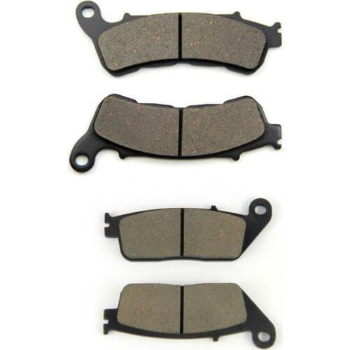 SOMMET Motorcycle Front + Rear Brake Pads Disks for Honda SW-T 600 Silverwing FJS 600 AB (11-16) FJS600 LT388-LT196