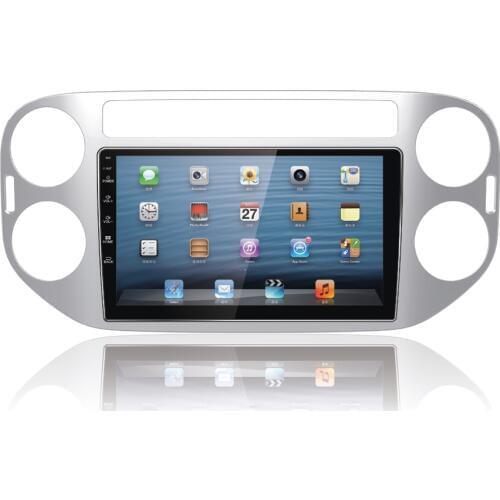 10.1 inch Screen Android 5.1.1 Car GPS Navigation Radio System Stereo Entertainment Media DVD for Volkswagen VW Tiguan 2010-2015