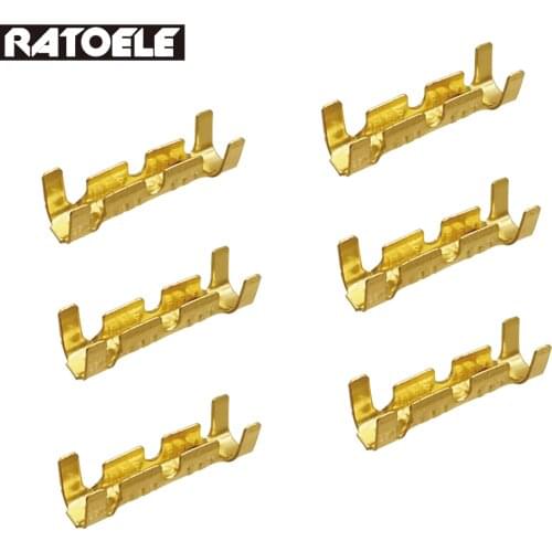 50pcs/100pcs 453 U-Shaped Terminal Tab Cold Inserts Connectors Cold Terminal Small Teeth Fascia Terminal 0.3-1.5mm²