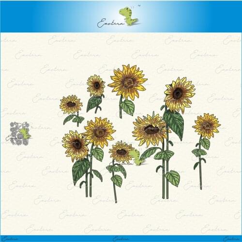 Sensational Sunflowers metal cutting dies 2021 new diy molds Scrapbooking Paper Making die cuts crafts