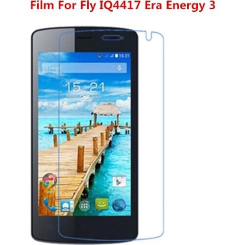 1/2/5/10 Pcs Ultra Thin Clear HD LCD Screen Protector Film With Cleaning Cloth Film For Fly IQ4417 Era Energy 3