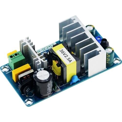 1PCS 36V 2.5A AC-DC High Power Isolation Switching Power Supply Module Adjustable Buck Step Down Module 100W WX-DC2412