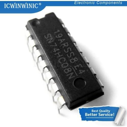 10piece SN74HC08N SN74HC08 DIP14 DIP 74HC08N 74HC08 new original In Stock