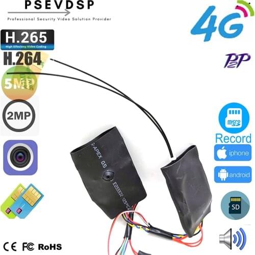 2MP 5MP Micro 4G Pin hole Cam CCTV P2P Onvif Audio 3G 4G SIM Camera Module Chip Board Wireless IP Camera P2P For Covet camhipro