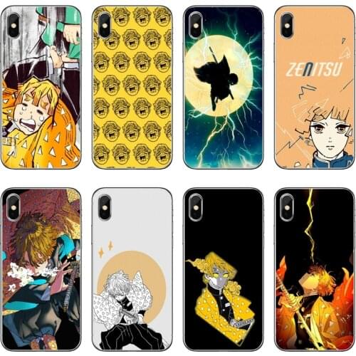 Demon slayer zenitsu Accessories Phone Case For Huawei P30 P20 Pro P10 P9 P8 Lite Y5 Y6 Y7 Y9 P Smart Plus 2018 2019
