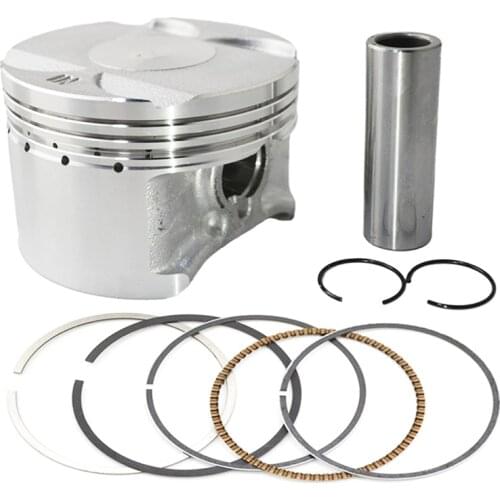 Motorcycle Engine Parts STD ~+50 Cylinder Bore Size 70 70.25 70.5mm Piston & Piston Ring Kit For Honda AX-1 250 NX250 XL250 KW3