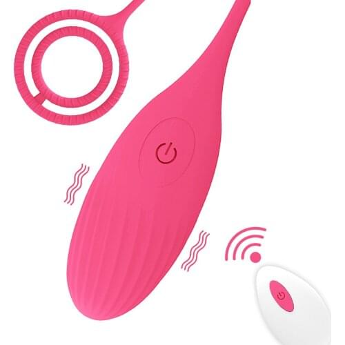 Vibrating Penis Ring Vibrator Remote Control Love Egg Sex Toys for a Couple G Spot Silicone Dildo Vaginal Stimulate, Adult Goods