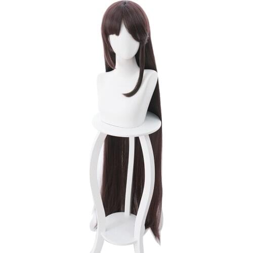 Fate Grand Order Cosplay Wig Yu Mei Ren Heat Resistant Cosplay 120cm Wig Synthetic Hair Halloween Cosplay
