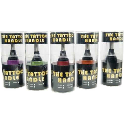 Delicate Carving Aluminum Alloy Grips Tattoo Tattoo Machine Cartridge Adjustable Grip and Pole for Tattoo Machine 30mm