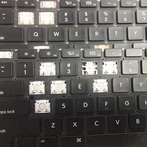 Original For Apple pro air A1278 A1286 A1369 A1502 A1466 A1465 Laptop Keyboard KEY & Clips