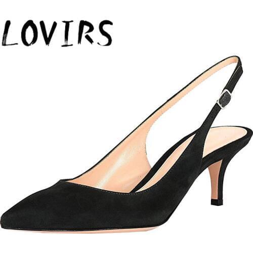 LOVIRS Suede Pumps