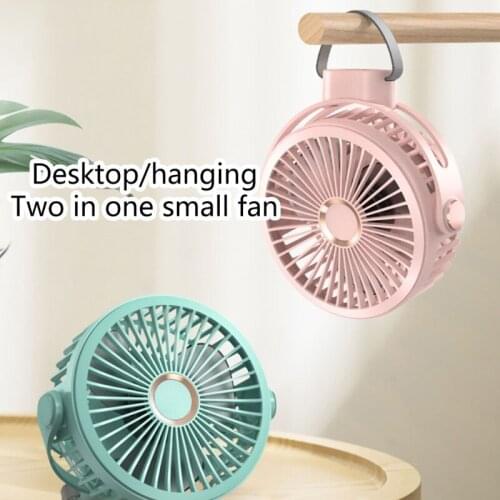 5000/10000mAh Mini fan Mini bed portable mute student hostel ceiling fan office USB Rechargeable electric fan