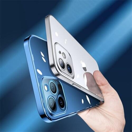 Thin Soft TPU Phone Cases For iPhone 12 12Mini 11 Pro MAX XSMAX X XR XS 7 8 Plus SE2020 Full Protector Camera Case Cover Coque