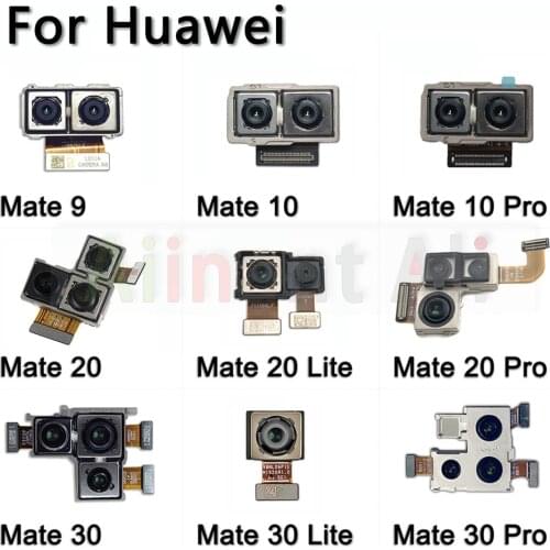 Original Rear Main Back Camera Flex Cable For Huawei Mate 8 9 10 20 20X 30 Lite Pro Plus Back Camera Flex Repair Phone Parts