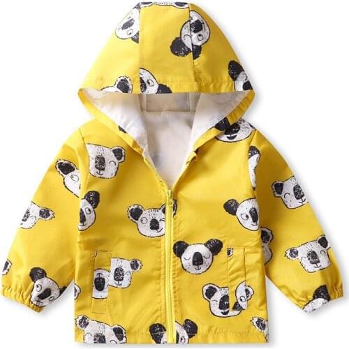 Autumn New Hooded Jackets For Baby Girls Coat Boys Outerwear Baby Jacket Infant Kids Waterproof Windbreaker Childrens Clothes