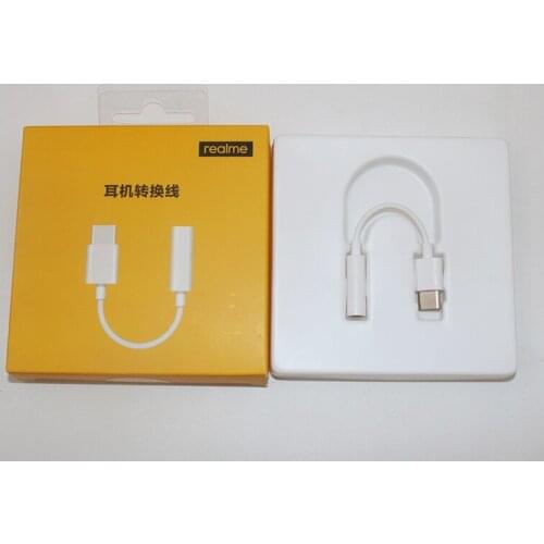 Realme USB Type C to 3.5mm Earphone Jack AUX Audio Headphone Cable Adapter For Real me 50 X50 X50M X50T Q2 pro X7 pro V15 Mi 10