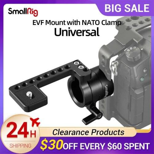 SmallRig EVF Mount LCD Monitor L Bracket with Nato Clamp For Universal Screen/ Monitor/EVF With 1/4 Screw -1594