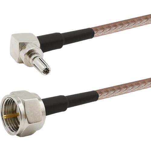 F Type RF Pigtail Wire F Type Male Plug to CRC9 Male Right Angle Crimp RG316 Pigtail Cable CRC9-F Type Plug for HUAWEI Model