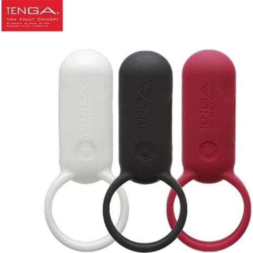 TENGA SVR 3 color smart vibrating ring penis sex toy female wearable couple mutual shock delay and persistence products
