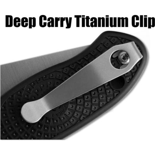 Customized Titanium Alloy Back Clip Depth Tool Holder For Para 3 Lightweight Pocket Clamp