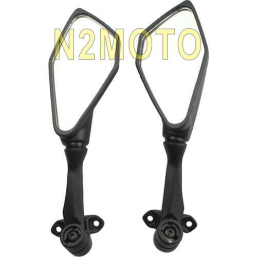Black Motorcycles Rear View Mirror for Kawasaki Ninja 300R EX300 ZX6R 636 2003-2015