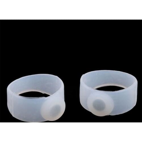 1 Pairs Magnetic Silicone Foot Massage Toe Ring Fat Burning For Loss Weight Feet Care Tools
