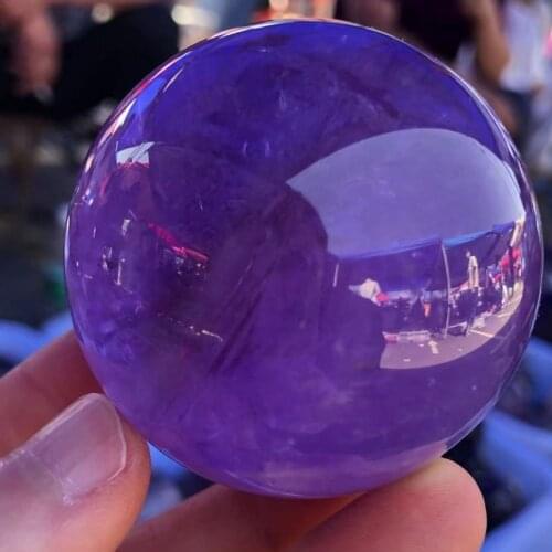 1PC40-60MM Natural Amethyst Ball Dreamy Enchanting Crystal Family Room Car And Other Decoration King reiki