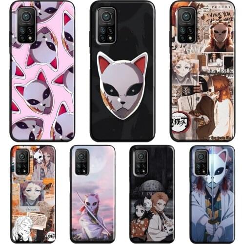 Kimetsu No Yaiba Sabito Anime Case For POCO F3 F2 M3 X3 Pro Cover For Xiaomi Mi 11 Lite Ultra Mi 10T Pro Mi Note 10 Lite