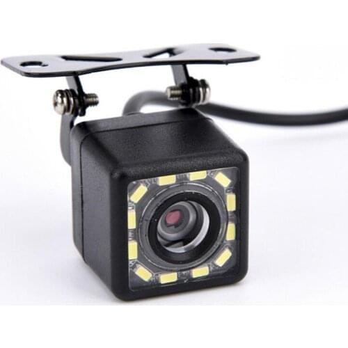 Car Rear View Camera Reverse 170 Degree Wide Angle Recording Parking Waterproof Color Image Video Camera