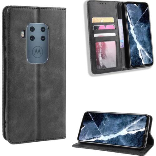 Leather Flip Cover For Motorola One Zoom Case Wallet Card Stand Magnetic Book Cover For Motorola Moto One Zoom Phone Cases