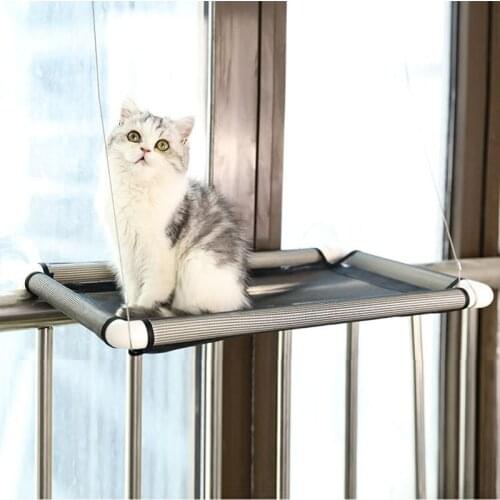 Breathable Window Cat Hanging Bed Pet Sunny Seat Mount Cat Hammock Comfortable Pet Perch Bed Shelf Seat Beds Warm Ferret Cage