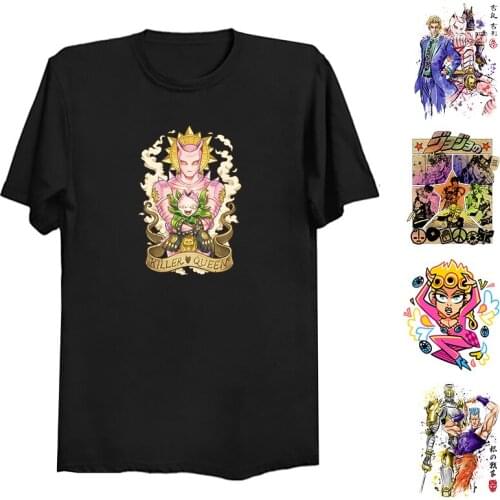 Jojo Bizarre Adventure T Shirt Anime Noriaki Kakyoin Shirt Jotaro Kawaii Clothing Jotaro Kujo Tshirt Harajuku Men Clothing