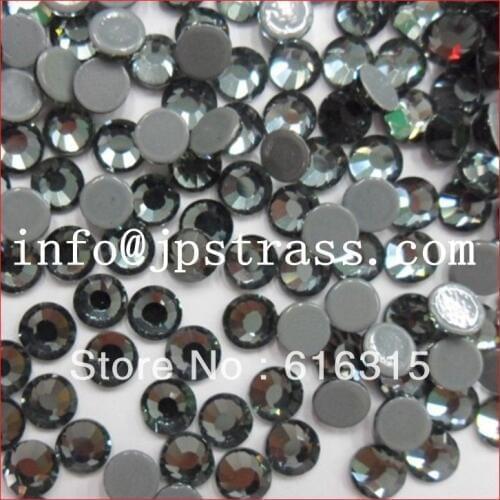 Hot fix rhinestone size ss20 in black diamond with 1440pcs each pack high level factory directly sale in bulk quantities