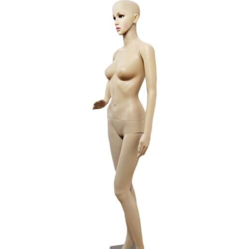 XSL1 Female Akimbo Bent Foot Body Model Mannequin Skin Color[US-Stock]