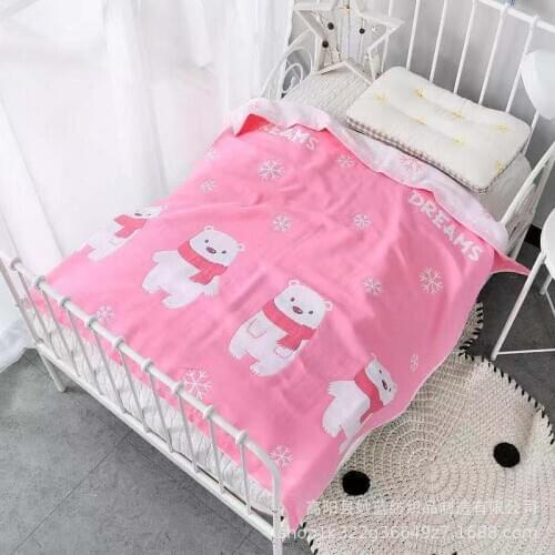 2020 New Style Four Layer Gauze Childrens Quilt Infant Nap Comforter Kindergarten Good Products