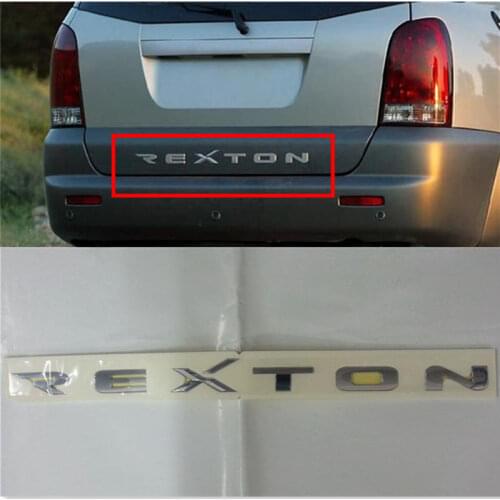 Genuine rear trunk rear door logo emblem for Ssangyong REXTON 2006-2012 rear trunk lid logo badge 7991008020 Rear bumper sign