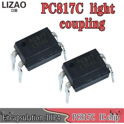 PC817C PC817 EL817 PS817C DIP-4 transistor output optocoupler . In Stock