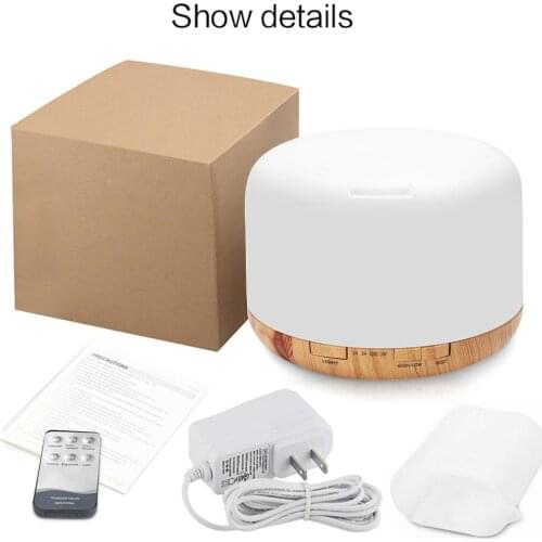 Ultrasonic Air Humidifier Essential oil diffuser Cool Mist Maker Fogger Humidifier LED Lamp Aroma Diffuser Electric