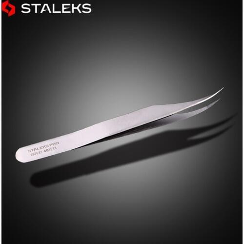 High-quality beauty ciliary scorpion elbow tweezers easy to flower without effort