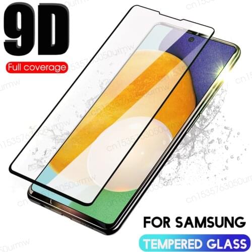 9D Tempered Glass For Samsung Galaxy A71 A51 A52 A21S Screen Protector A72 A50 A70 A32 A41 M51 M31 M21 A42 A40 A70S A 52 51 Film