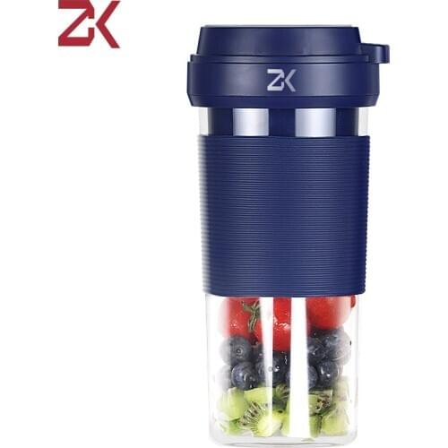 ZK Portable Blender Electric Juicer Machine USB Mixer Smoothie Blender Mini Food Processor Personal Blender Cup Juice Blenders