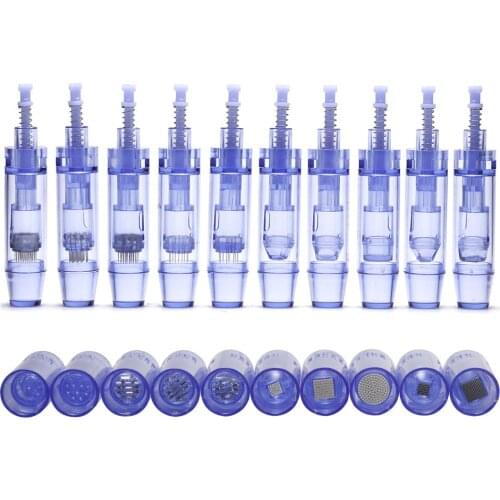 10pcs Motorized Meso Machine Needle Cartridges 9 12 36 42 nano For Dr.pen Ultima A1 Micro Needles Therapy BB Cream Treatment