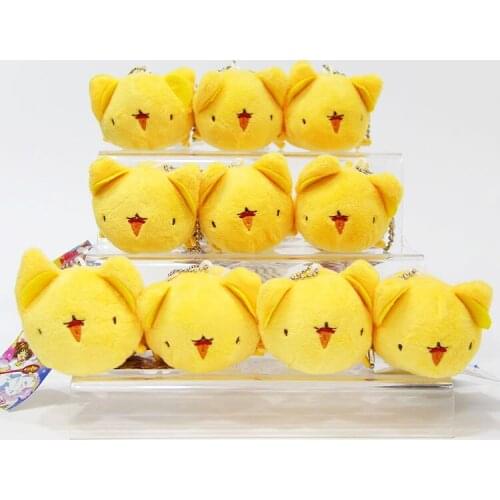 10pcs/lot Cardcaptor Sakura figure Kero plush toys Card Captor Sakura figures Kero figure soft stuffed cotton plush pendant toys